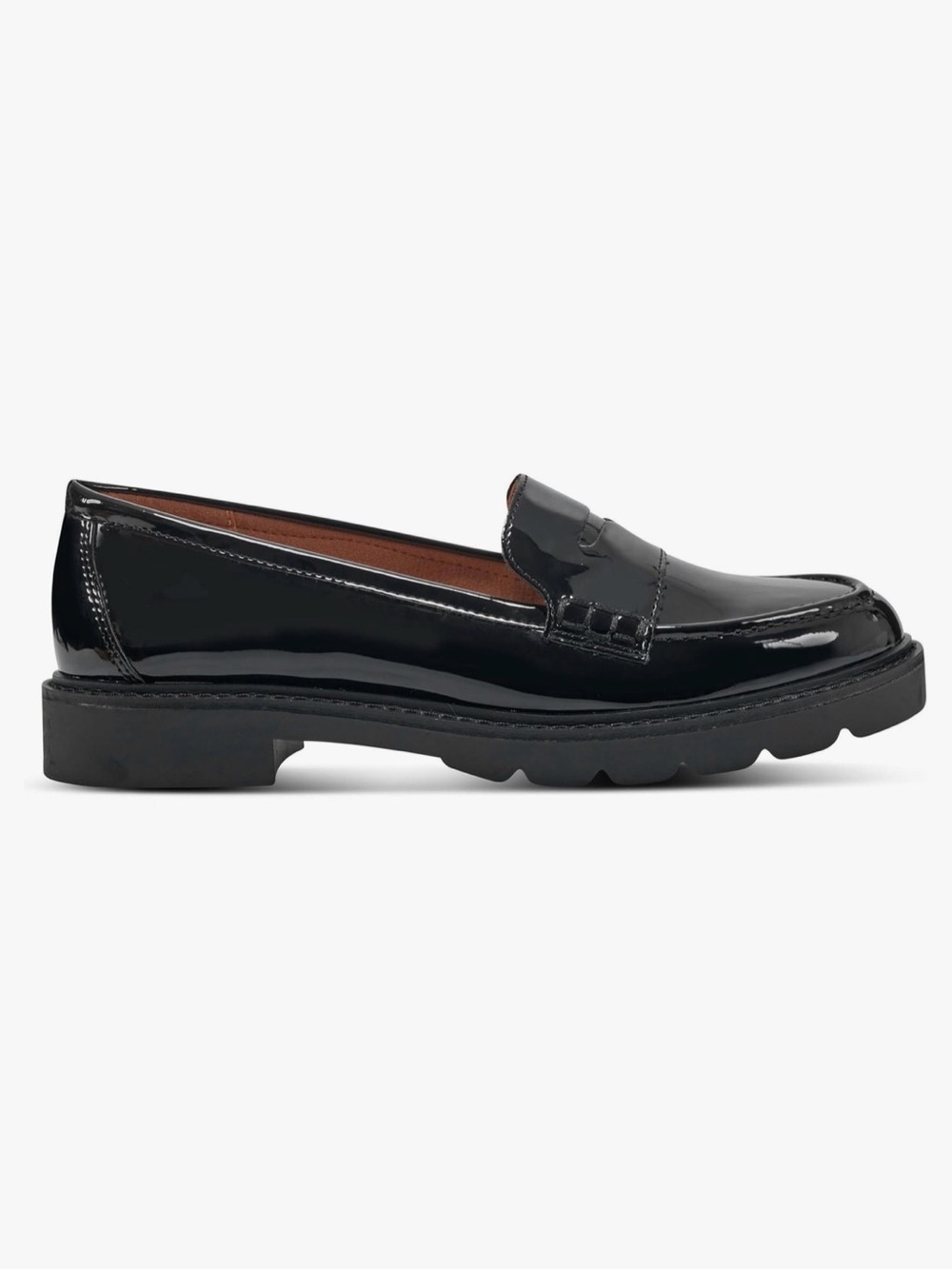 Rockport Black Patent Loafer Slip-On